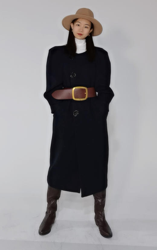 M2L1臣禾中长款宫廷泡泡袖大衣外套9203010377 商品图2