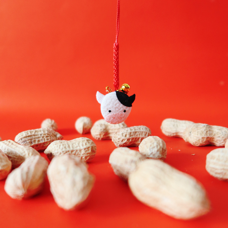 HUJI祤集挂件小小牛