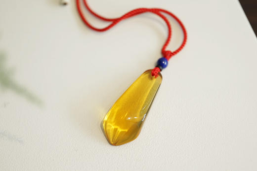 墨西哥蓝珀光面随形吊坠  特价 商品图2