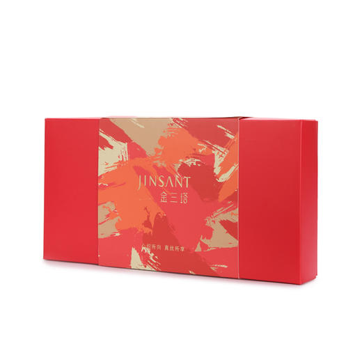 【金三塔】中国红系列真丝文胸内裤套装精美包装 商品图4