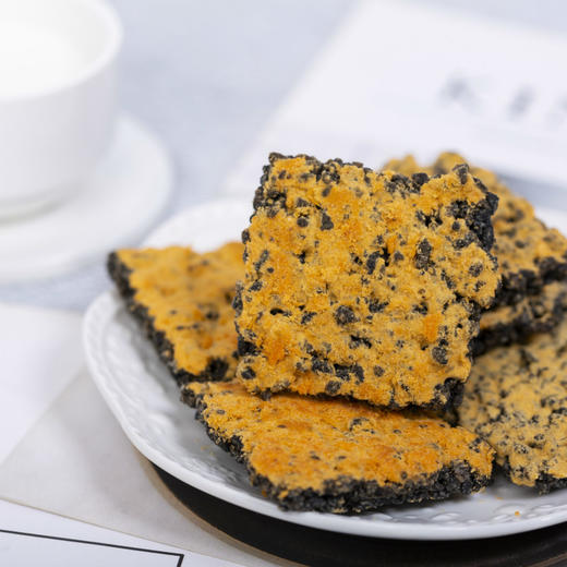 黑金锅巴500g/箱  酥脆可口 美味健康 肉松蟹黄 /蟹香蛋黄两种口味混合装 商品图7