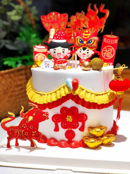 新年奶油蛋糕 下单前请仔细阅读商品详情 商品图0