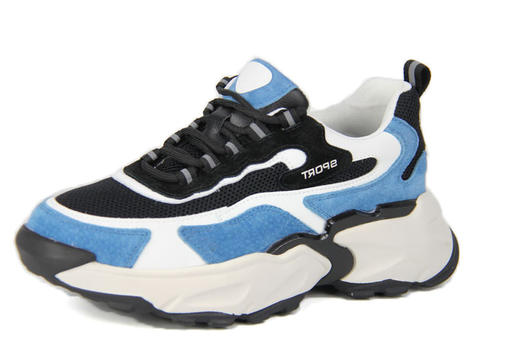 豪行秋款20351163老爹鞋女休闲潮鞋运动ins百搭系带厚底小白鞋子 商品图1