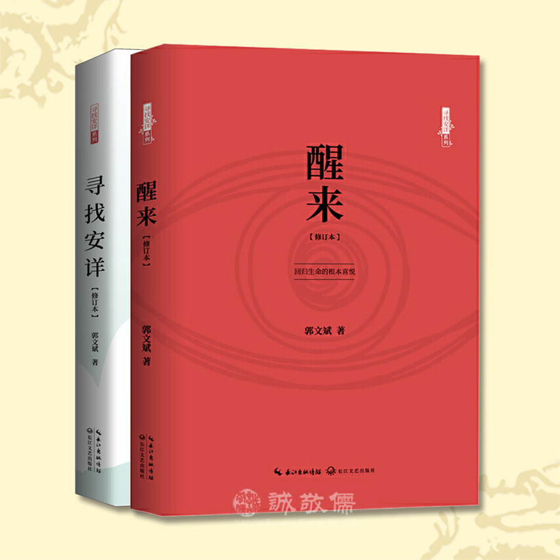 郭文斌老师寻找安详系列套装：寻找安详+醒来2本1套经典散文幸福