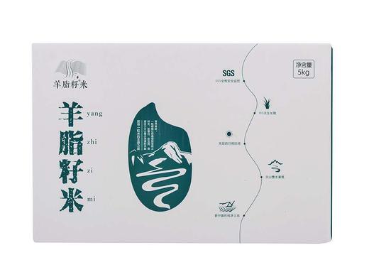 沙垦庄园 羊脂籽米 西北长粒大米新疆天山雪融水灌溉软香米 家庭装 5kg 商品图0