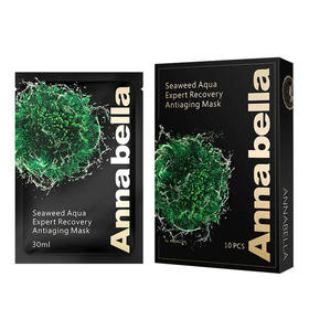 ANNABELLA 安娜贝拉 黑金版海藻面膜 10片 泰国
