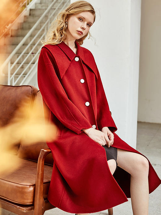 欧芮儿长毛呢外套 商品图2