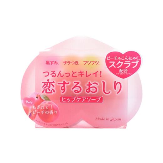 PELICAN沛丽康 桃子美臀屁屁去黑去角质护理皂 80G日本 商品图1