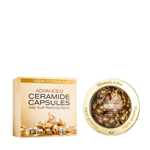 ElizabethArden 雅顿 金胶新版 时光修护面部精华胶囊60粒 美国 商品图1