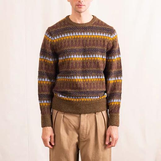 国棉壹厂/01200204/艾德莱斯纹样毛衣VintageRepublic 商品图1