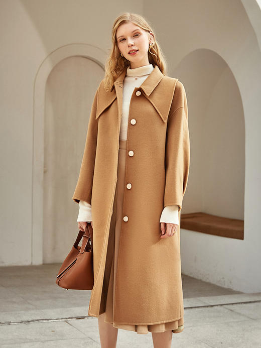 欧芮儿长毛呢外套 商品图0