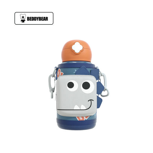 BEDDYBEAR杯具熊 口袋动物系列儿童杯保温杯 630ml 可爱吸管防摔 商品图5