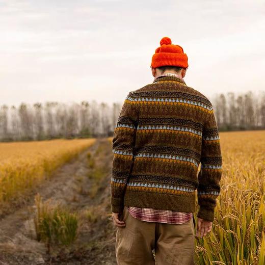 国棉壹厂/01200204/艾德莱斯纹样毛衣VintageRepublic 商品图4