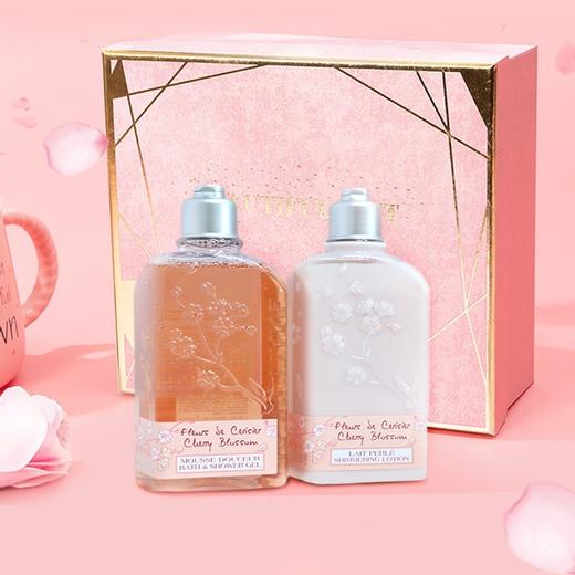 L'OCCITANE 欧舒丹 樱花沐浴乳+身体乳 250ML 法国 商品图1
