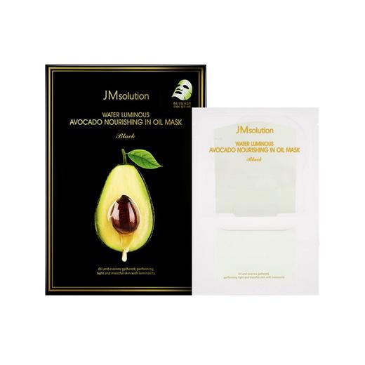 JM SOLUTION 水滋养牛油果营养精油面膜 10片 韩国 商品图1