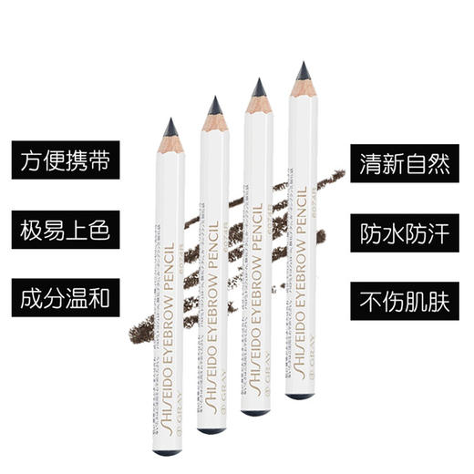 日本 SHISEIDO 资生堂 六角眉笔  黑色 #1 商品图3