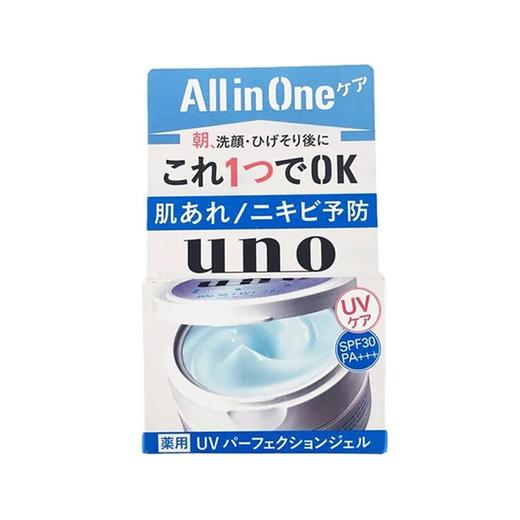 SHISEIDO资生堂 UNO吾诺 五合一多效净痘补水面霜 80G 日本 商品图0