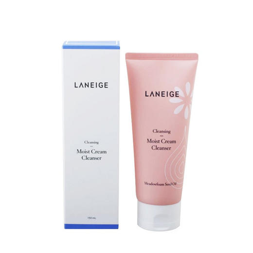 LANEIGE 兰芝 滋润温和保湿洗面奶  粉色 150ML 商品图0