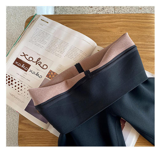 无痕零感C位打底裤鲨鱼皮女外穿秋冬加绒加厚保暖收腹芭比裤大码 商品图5