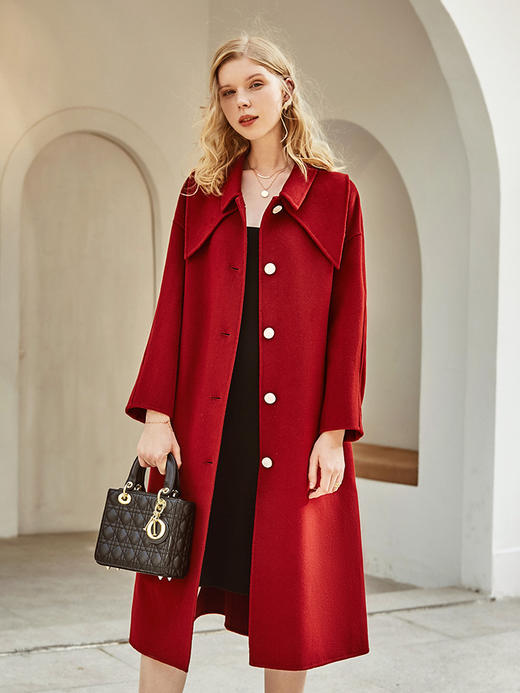 欧芮儿长毛呢外套 商品图1