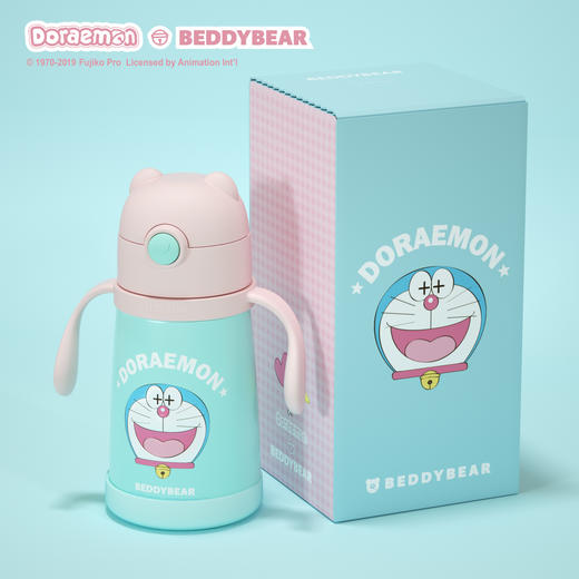 BEDDYBEAR杯具熊 哆啦A梦叮当猫联名系列儿童杯保温杯可爱卡通 商品图3