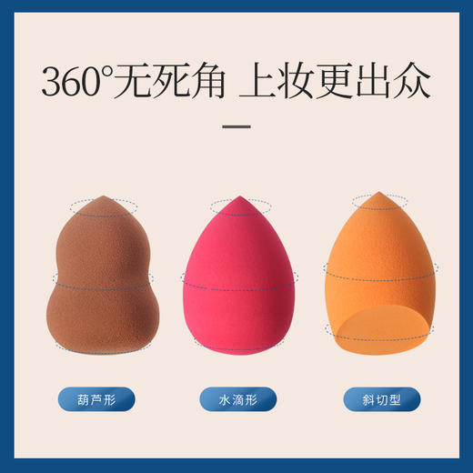 Keal28 美妆蛋 葫芦形 水滴形 斜切 化妆蛋 粉底眼影 韩国 商品图6