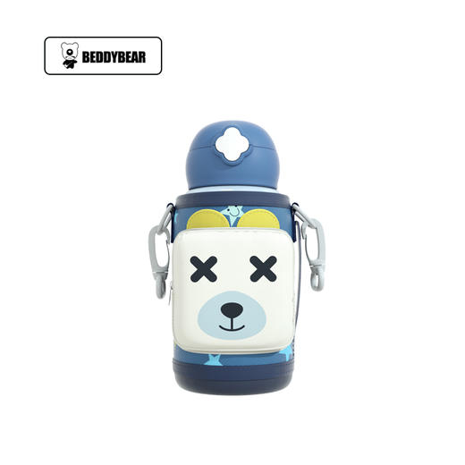 BEDDYBEAR杯具熊 口袋动物系列儿童杯保温杯 630ml 可爱吸管防摔 商品图4
