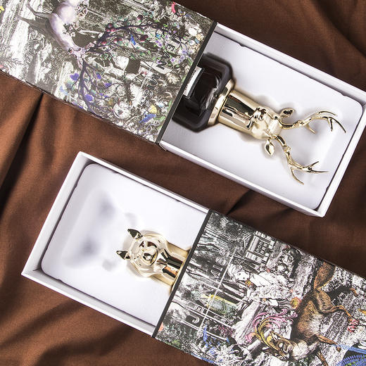 兽首狐狸麋鹿香水玫瑰动物清新自然持久淡香水 商品图2