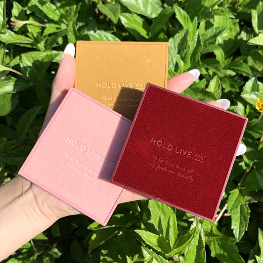 HOLD LIVE 彩妆丝绒眼影盘蜜桃粉棕色系九色眼影珠光哑光HL366 商品图0