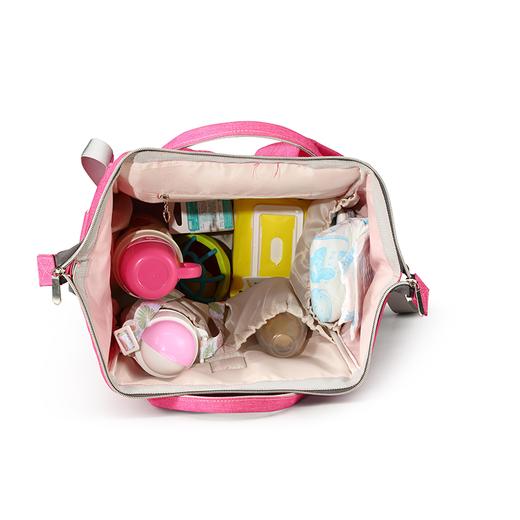 香菇头尼龙双肩妈咪包XGT006（浅蓝色） 商品图1