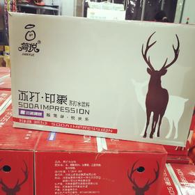 简悦苏打水饮料500毫升x24