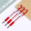 得力中性笔0.5mm红色考试办公书写流畅不断墨 商品缩略图1