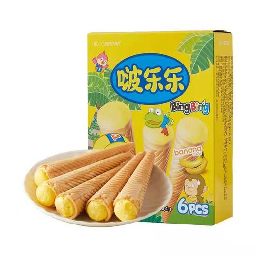宝露露冰激凌型饼干香蕉味53.4g뽀로로bingbingbanana 53.4g 商品图1