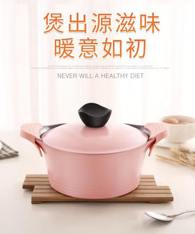 韩国进口-LIVING-ART-陶瓷汤锅家用双耳不粘锅具-图片供参考-会员8折