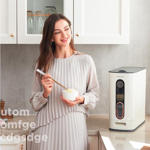 MORPHY RICHARDS摩飞米桶家用防虫防潮密封面粉储存罐米缸米箱12公斤装收纳盒带盖 商品图1