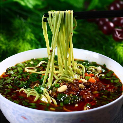 【助农】DY恩施硒海棠菠菜花色挂面蔬菜面菠菜面500g*3袋 商品图3