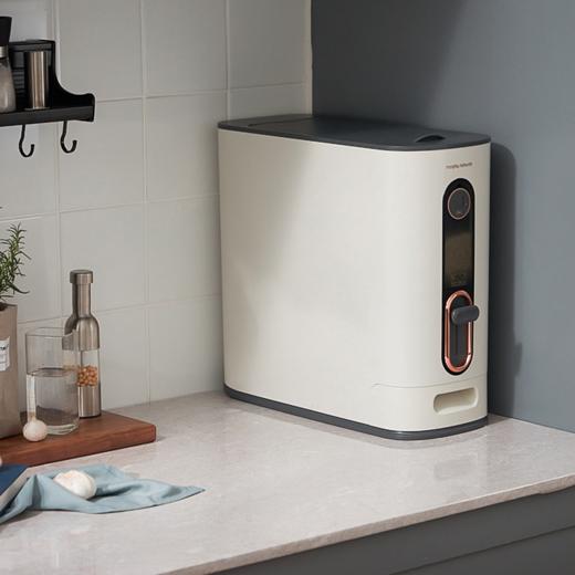 MORPHY RICHARDS摩飞米桶家用防虫防潮密封面粉储存罐米缸米箱12公斤装收纳盒带盖 商品图3