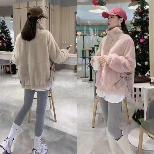 欧貂绒皮毛一体时尚外套 商品图0