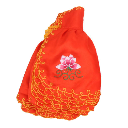 PF25绣花边(红)十寸 商品图0