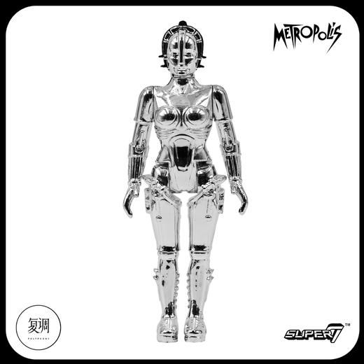 现货 Super7 大都会 玛丽亚 银色 Metropolis 挂卡 潮玩 商品图1