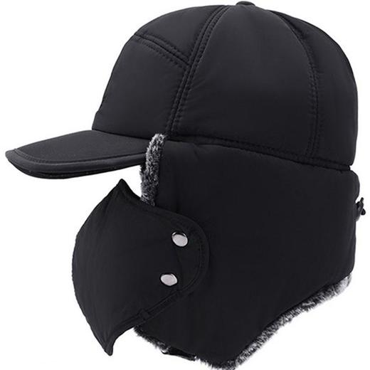 雷锋帽 男士冬季保暖新款 户外骑行加绒护耳保暖棉帽 商品图4