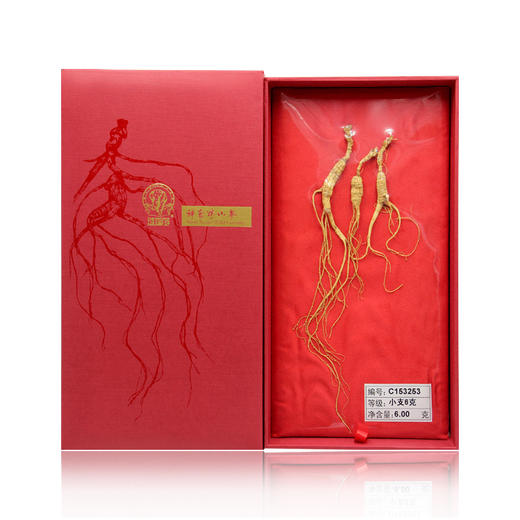 神象包装人参野山参礼盒6克富含人参皂甙厂家直销15年以上野山参 商品图0