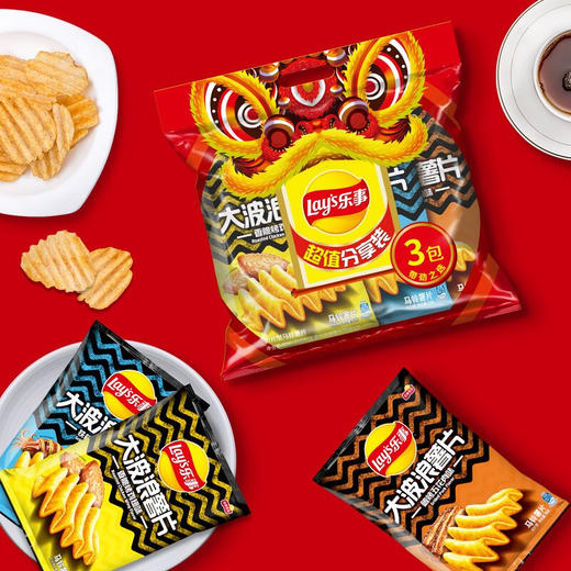 乐事大波浪薯片70g*3袋超值分享装 商品图1