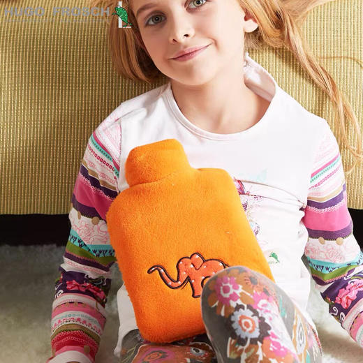 德国进口HUGO暖蛙充注水安全热水袋卡通儿童女学生热敷肚子暖手宝-不备注的随机发货-会员6折 商品图3