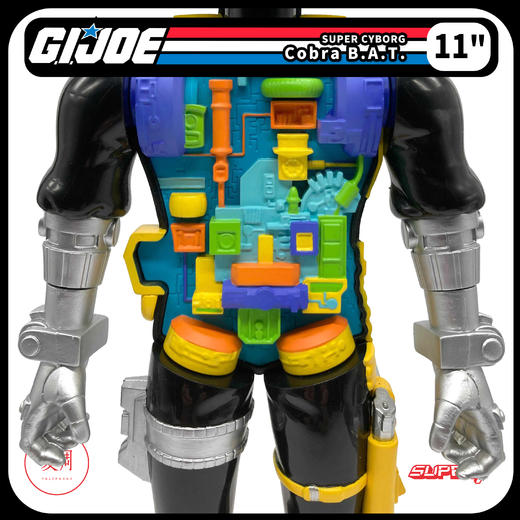 现货 Super7 特种部队 限定版 GI Joe B.a.t 复古 摆件 Super Cyborg 商品图2