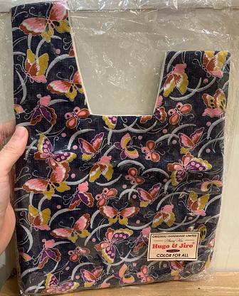 HUJI祤集套结手提包插画叶子蝴蝶 商品图0