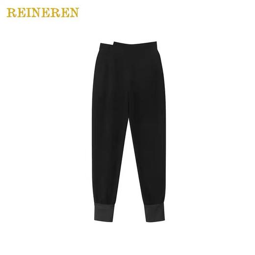 不对称腰头束脚裤 商品图2