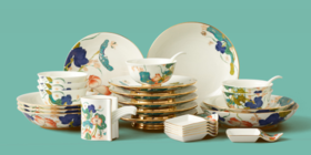 国瓷永丰源幸福礼-幸福和鸣31头中餐具