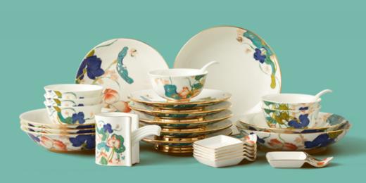 国瓷永丰源幸福礼-幸福和鸣31头中餐具 商品图0