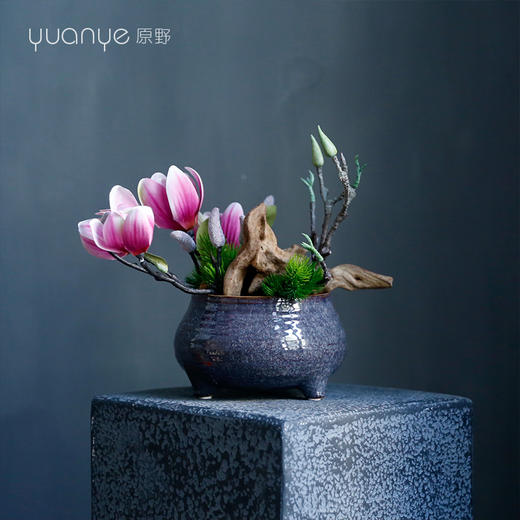 新中式禅意高档仿真花假花餐厅商场酒店桌面客厅玄关装饰花摆设件 商品图1